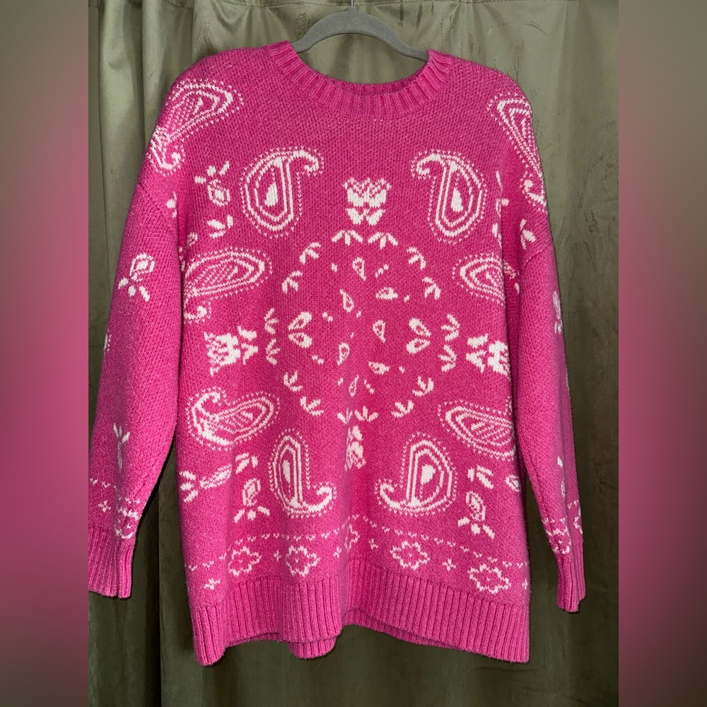 Oversized American Eagle Crew Neck Sweater
